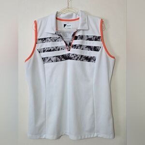 Women's XL Izod Golf Sleeves Tank Athleisure Gorpcore Athletic Summer Workout